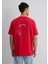 Istanbul Baskılı Kırmızı Tişört 0612996-70471 5