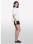 Bisiklet Yaka Kırık Beyaz Kadın T-Shirt 3UTFL107C 2