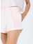 V5GD11KCRQ0F6EX Tıe-Dye Short Pembe Lastikli Bel Relaxed Desenli Kadın Şort 4