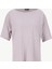 Bisiklet Yaka Gri Kadın T-Shirt 105GM106H 1