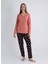 V Yaka Pembe Pijama Üst 403SIX-1110-074 1