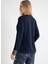 V Yaka Lacivert Pijama Üst 401WON-1110-175 3