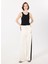 V5GB00Z3D60G1O6 Sweater Pants Beyaz Lastikli Bel Relaxed Desenli Kadın Eşofman Altı 1