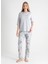 Gri Kadın Pijama Alt 403SIX-1116-048 2