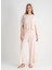 Yuvarlak Yaka Pembe Pijama Üst 403SIX-1110-053 2