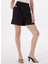 Yüksek Bel Normal Siyah Kadın Şort 50537634 3