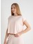 Yuvarlak Yaka Pembe Pijama Üst 403SIX-1110-051 1