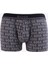 Koyu Gri Erkek Boxer Trunk 365 Print 1