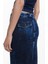 Yüksek Bel Mavi Kadın Denim Etek 25SWFK02 5