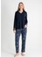 Lacivert Kadın Pijama Alt 401WON-1116-176 2