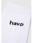 Hav Baskılı Beyaz Soket Çorap 0912075-620 2