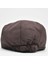 Erkek Kasket Keten Yazlık Flat Cap Şapka 5