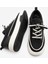 Kadın Sneaker Spor Ayakkabı Keten Kumaş Bağcıklı Hesna 7