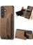 Samsung Galaxy S24 Cüzdan Kılıf Için Retro Pu+Tpu Çizilmez Stand Telefon Kabuk-Kahverengi (Yurt Dışından) 1