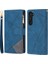 Samsung Galaxy Z Fold5 5g Cüzdan Flip Pu Pu Deri Çizgiler Baskılı Fermuar Cep Stand Telefon Kapağı (Yurt Dışından) 1