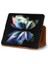 Samsung Galaxy Z Fold5 5g Cüzdan Flip Pu Pu Deri Çizgiler Baskılı Fermuar Cep Stand Telefon Kapağı (Yurt Dışından) 3