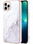 iPhone 13 Pro Max Için Mermer Desen Yumuşak Tpu Tampon Kılıf Kapak Rose Gold (Yurt Dışından) 1