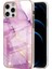 iPhone 12 Pro Max Için Mermer Desen Yumuşak Tpu Tampon Kılıf Kapak Turkuaz (Yurt Dışından) 1
