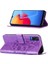 Y51 2020 / Y31 2021 / Y51A / Y53S 4g Için Kelebek Pu Deri Çevirmeli Cüzdan Stand Telefon Kılıfı - Kırmızı (Yurt Dışından) 1