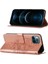 iPhone 12 Pro Max Için Kelebek Pu Deri Çevirmeli Cüzdan Stand Telefon Kılıfı - Yeşil (Yurt Dışından) 1