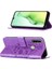 A8 A31 Için Kelebek Pu Deri Çevirmeli Cüzdan Stand Telefon Kılıfı - Rose Gold (Yurt Dışından) 1
