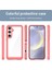Samsung Galaxy S24 Için Şeffaf Pc Arka Tpu Telefon Kılıfı - Kırmızı (Yurt Dışından) 5