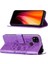 Redmi 9c / Poco C3 Için Kelebek Pu Deri Çevirmeli Cüzdan Stand Telefon Kılıfı - Mavi (Yurt Dışından) 1