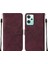 Nord Ce 2 5g Için Kabartmalı Pu Deri Stand Cüzdan Telefon Kılıfı - Mor (Yurt Dışından) 1