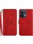 Oppo Oppo 8 5g Çiçekler ve Kelebekler Için Kılıf Pu Deri Kapak Çevirin (Yurt Dışından) 1