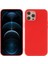 Apple Iphone 12/12 Pro 6.1 Inç Uyumlu Silikon Akrilik Telefon Kılıfı - Kırmızı (Yurt Dışından) 2