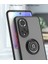 Huawei Nova 9 Için Yüzük Stand Mat Sert Silikon Telefon Kılıfı - Kırmızı (Yurt Dışından) 3