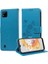 Realme C20 Çiçek Flip Kart Yuvaları Deri Için Flip Case (Yurt Dışından) 5