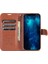 iPhone 15 Pro Pu Deri Telefon Kapağı, Stand Cüzdanı ile Tam Koruma Telefon Kılıfı (Yurt Dışından) 4