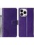 iPhone 15 Pro Max Cep Telefonu Kılıfı Pu Deri Cüzdan Kapak Stand Kayışı (Yurt Dışından) 1