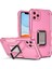 iPhone 11 Pro Için Metal Halka Tutucu Stand Çift Katmanlı Telefon Koruyucu Kılıf Pembe (Yurt Dışından) 1