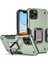 iPhone 11 Pro Için Metal Halka Tutucu Stand Çift Katmanlı Telefon Koruyucu Kılıf Pembe (Yurt Dışından) 1