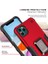 iPhone 11 Pro Için Metal Halka Tutucu Stand Çift Katmanlı Telefon Koruyucu Kılıf Pembe (Yurt Dışından) 3