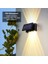 Tzsmum LED Solar Duvar Lambası Dış Duvar Lambası Yukarı ve Aşağı Aydınlatmalı Duvar Aydınlatması IP65 Su Geçirmez Solar Lambalar Duvar Lambaları Siyah Bahçe Balkon Teras Için Sıcak I (Yurt Dışından) 2