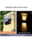 Tzsmum LED Solar Duvar Lambası Dış Duvar Lambası Yukarı ve Aşağı Aydınlatmalı Duvar Aydınlatması IP65 Su Geçirmez Solar Lambalar Duvar Lambaları Siyah Bahçe Balkon Teras Için Sıcak I (Yurt Dışından) 3