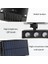 Tzsmum LED Solar Duvar Lambası Dış Duvar Lambası Yukarı ve Aşağı Aydınlatmalı Duvar Aydınlatması IP65 Su Geçirmez Solar Lambalar Duvar Lambaları Siyah Bahçe Balkon Teras Için Sıcak I (Yurt Dışından) 4