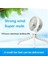 Mini Taşınabilir Asılı Ahtapot Şekli Standı Ayarlanabilir Elde Taşınabilir USB Şarjlı Fan Soğutucu Bebek Arabası Öğrenci, Beyaz (Yurt Dışından) 3