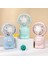 FY040 2 Pcs Mini Gece Işık Fan Yeşil (Yurt Dışından) 3