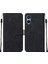 Sony Xperia 5 V Için Kabartmalı Pu Deri Stand Cüzdan Telefon Kılıfı - Siyah (Yurt Dışından) 2