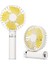 S2 Taşınabilir Katlanabilir El Elektrikli Fan Beyaz (Yurt Dışından) 2