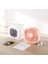 Mini Fan, Küçük Kişisel USB Masa Fanı, 3 Hız Taşınabilir Masaüstü Masa Soğutma Fanı USB ile Güçlenir, Güçlü Rüzgar, Sessiz Çalışma Pembe (Yurt Dışından) 4