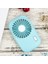 Taşınabilir El Tipi USB Şarj Edilebilir Mini Fan Mavi (Yurt Dışından) 5