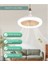 Uzaktan Kumandalı ve Işıklı Tavan Vantilatörü 30W LED Lambalı Vantilatör Krem (Yurt Dışından) 3