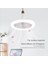 Uzaktan Kumandalı ve Işıklı Tavan Vantilatörü 30W LED Lambalı Vantilatör Krem (Yurt Dışından) 4