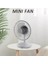 USB Şarjlı Iki Hızlı Ayarlanabilir Elektrikli Fan Masaüstü Mini Fan, B (Yurt Dışından) 2