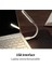 Evrensel USB Işıklı Çok Fonksiyonlu USB Mini Masaüstü Mini Fan Enerji Tasarru Taşınabilir LED Işık, Beyaz (Yurt Dışından) 3